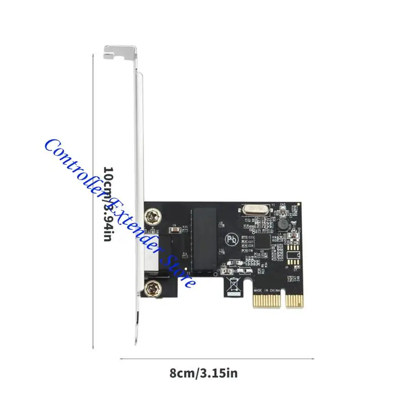 N84B Gigabit PCIe Ethernet Networking Card RTL8111E CHIP RJ45 LAN PORT PCIE INSTALLAT