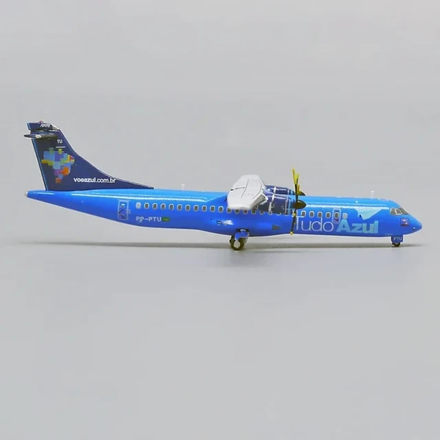 ダイキャスト-1/400スケールの金属飛行機モデル,ATR-72,ATR72-500,PP-PTU,ブラジール,戦闘機 - AliExpress