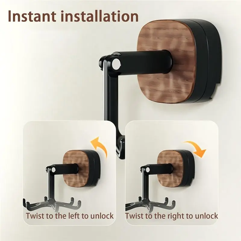 A7THK-Adjustable Hanger Rotating Hanger For Window Shower Suction Hooks No-Drill Traceless For Robe Plant Garland Key Picture