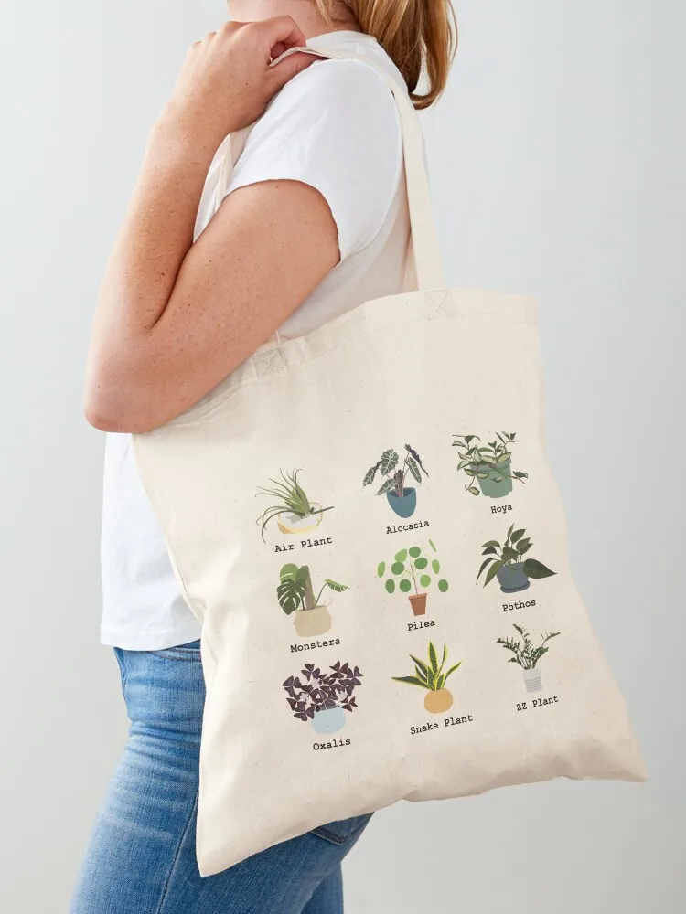 Houseplants Tote Bag sacs de shopping custom tote bag great bag Canvas Tote