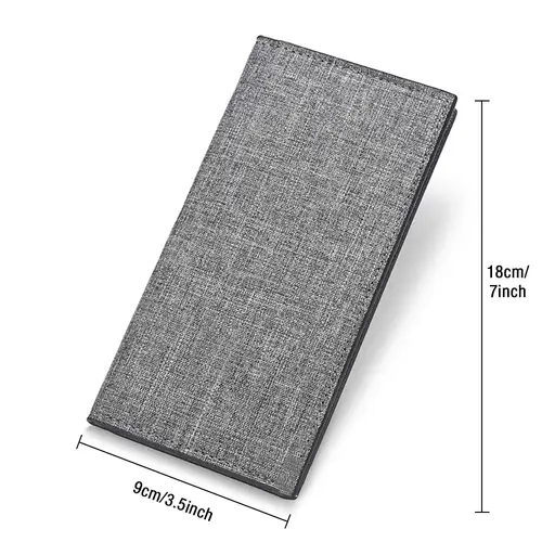 Male Mini Wallet Money Clip Genuine Leather Wallet for Men Business Credit Card ID Badge Holder Minimalist Wallet Man and Women - Image 2
