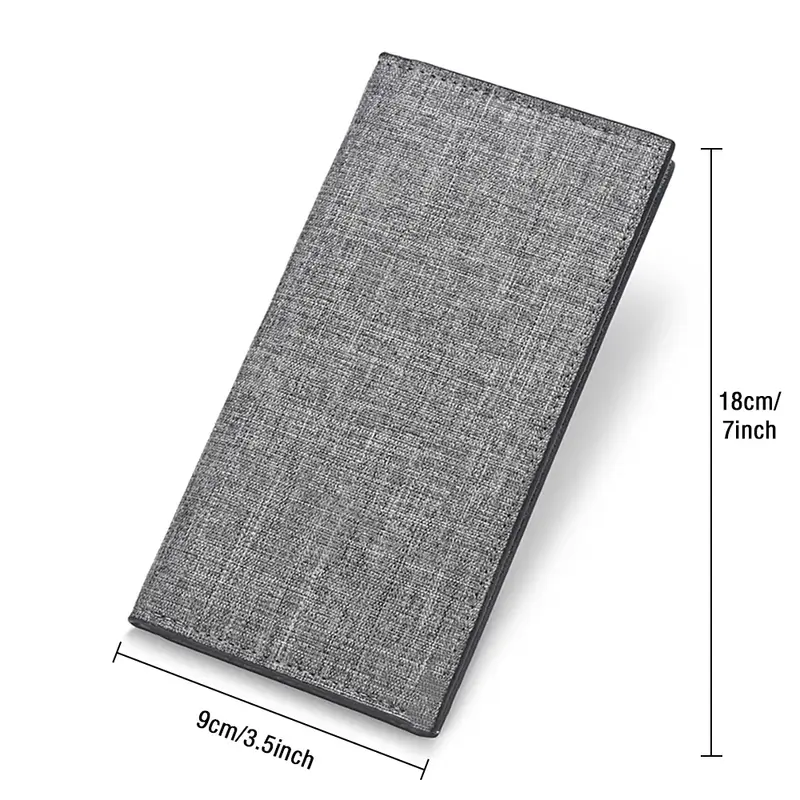 Male Mini Wallet Money Clip Genuine Leather Wallet for Men Business Credit Card ID Badge Holder Minimalist Wallet Man and Women - Image 2