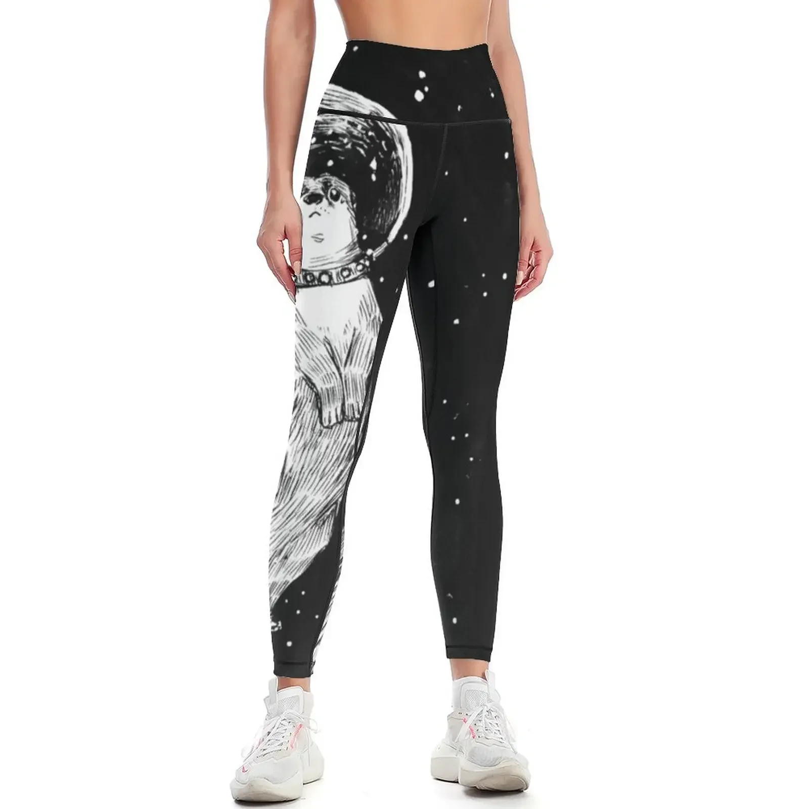 

Drifting in Otter Space Leggings sports woman gym Women's sports gym's sportswear sport legging Womens Leggings