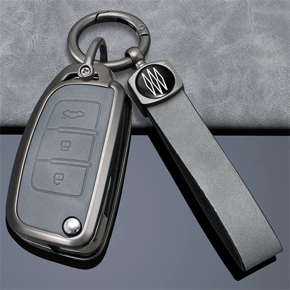 Car Key Case Cover Protect Folding Car Key For Geely Emgrand EC7 EC718 EC715 Global Hawk GX7 5 colors Accessories car styling