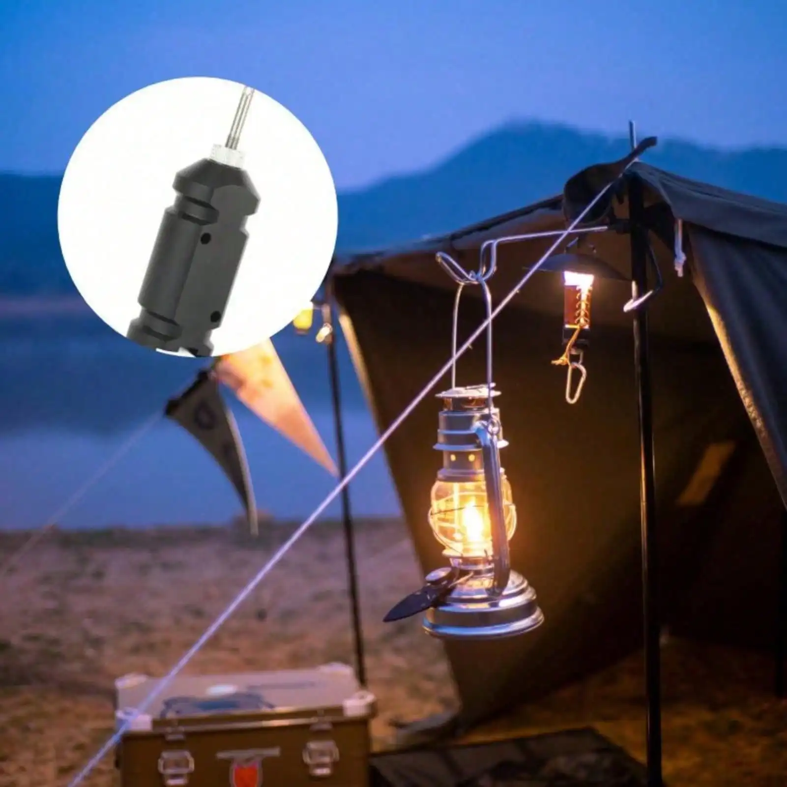 360 °   إنذار سلكي للرحلات لجميع المدى - أمان محيطي موثوق لحماية موقعك وممتلكات التخييم #3