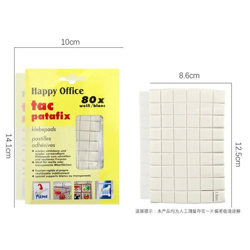 Display Color Card Box for Fake Nail Piece, Sticky Mud for Photography Shooting, Fixed Viscose, 80X Nail Art Clay Plasticine