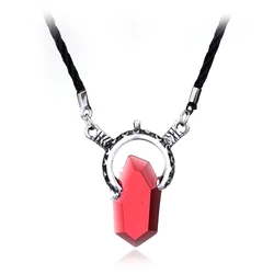 Fashion Anime Popular Game Peripheral Soul Stone Necklace Red Crystal Dante Necklace Fans Vintage Simple Accessories Gifts