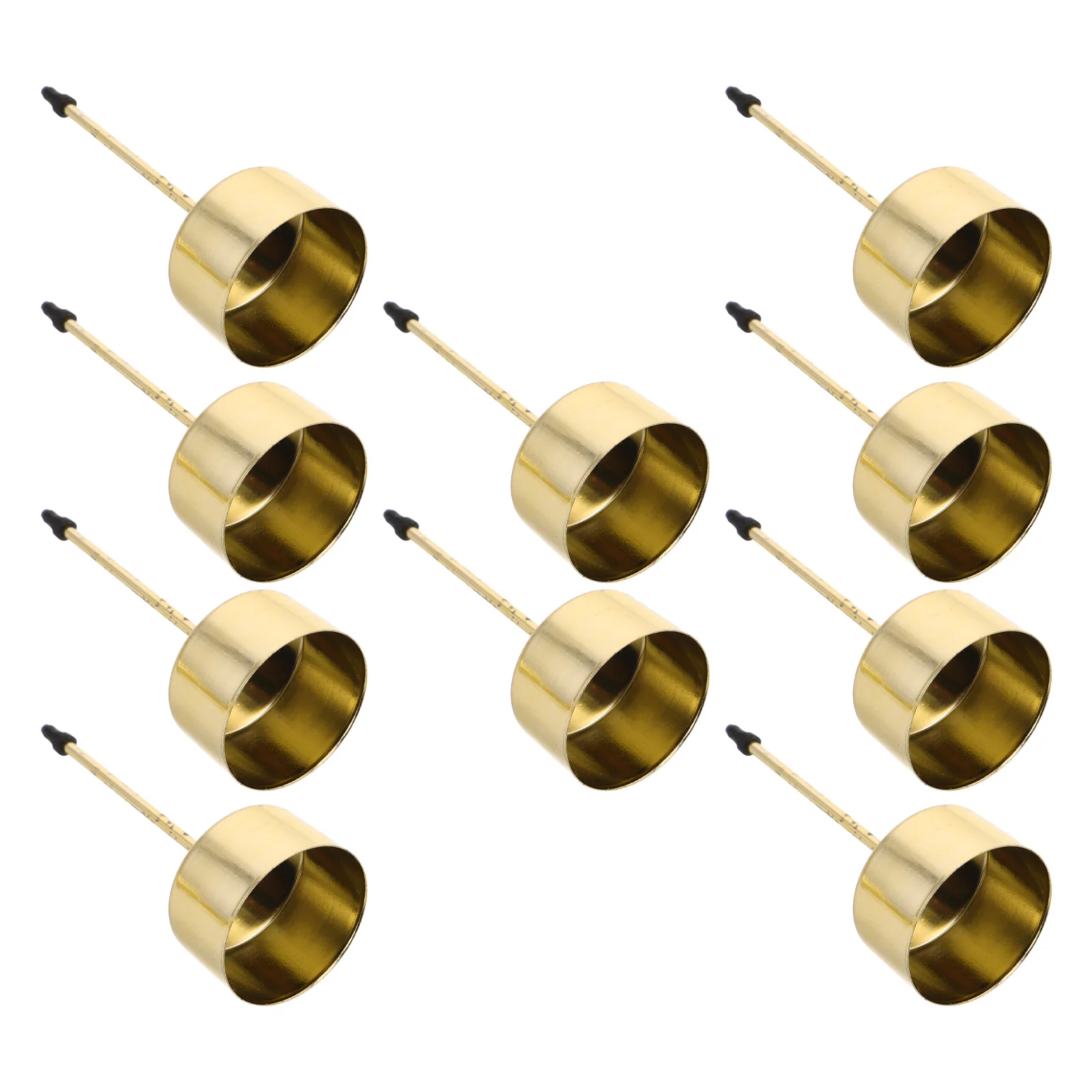 

10pcs Christmas Holders Metal Taper Candlestick With Spike Heavy Duty Table Centerpiece For Holiday Party Decor Iron