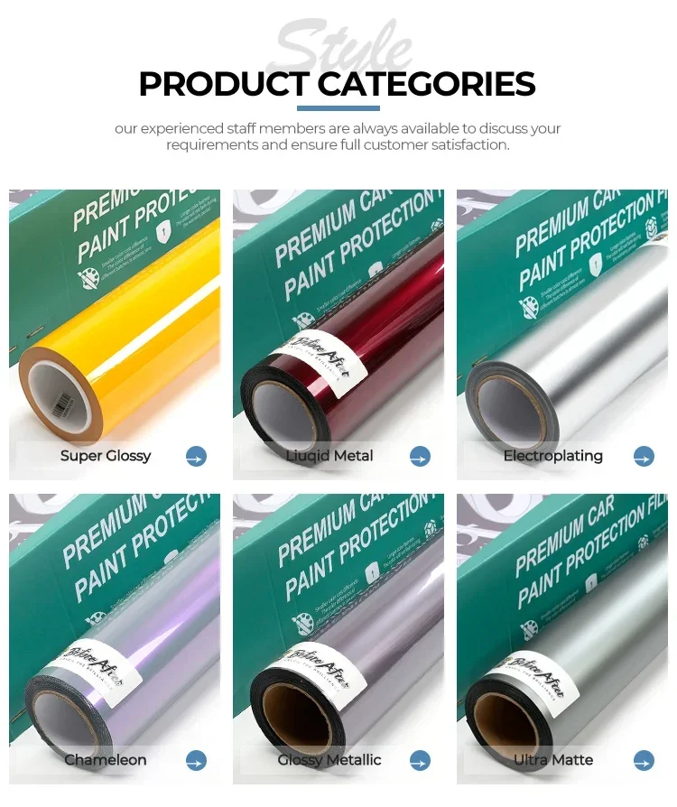 2025年高品質1.52×17m気泡なし伸縮性アベンチュリンレッドラップステッカー車両ラッピングフィルム