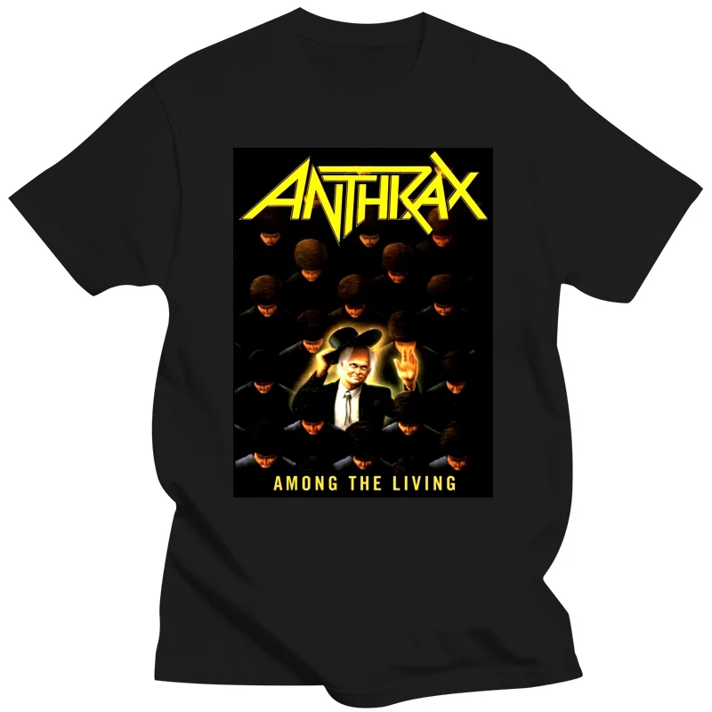 ANTHRAX AMONG THE LIVING S-XXL NEW BLACK T-SHIRT