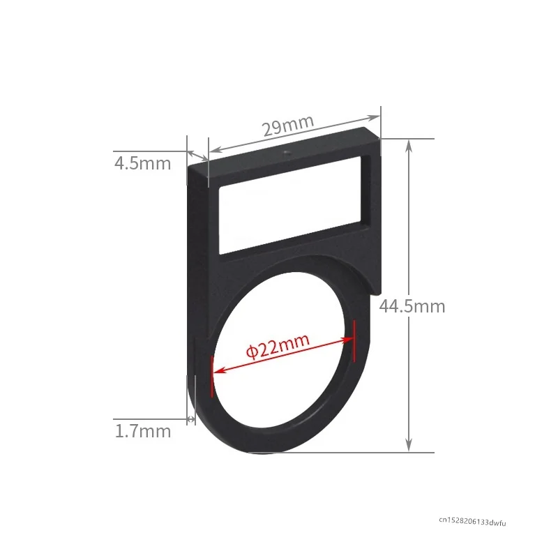 100PCS 22MM Button Switch Accessory Label Box Blank ZB2BZ32C ZB2BZ33C BPK22K Buckle In Installation Hanging Tag