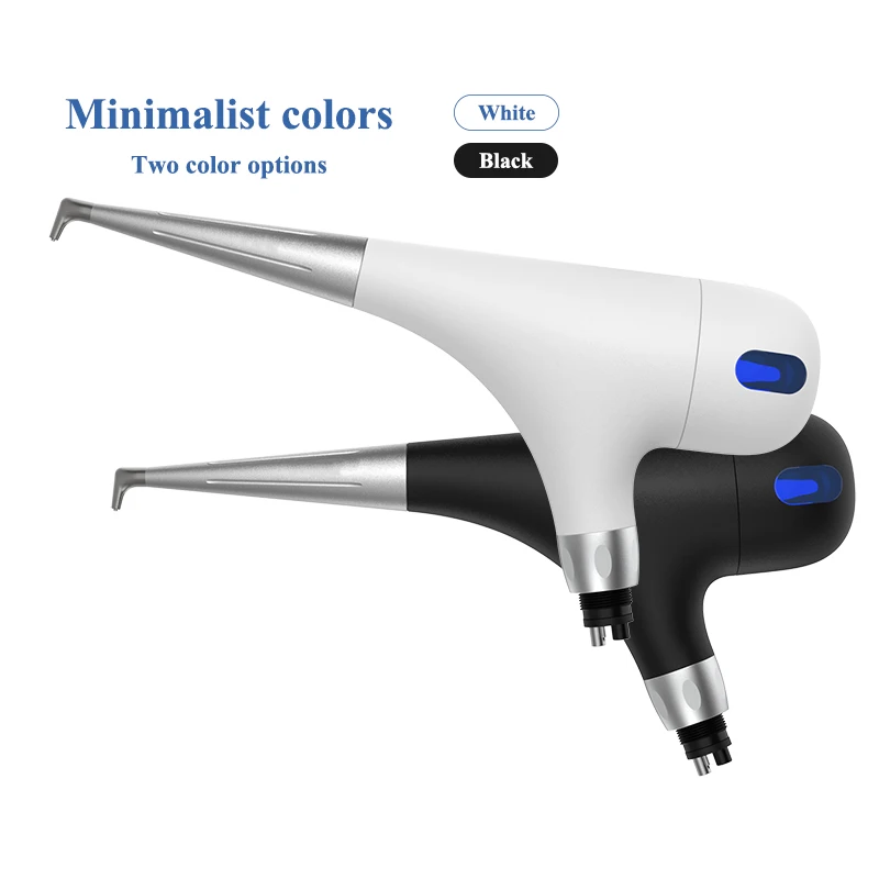 VVDental Dental Air Polisher PV-3 Prophy Unit Plaque & Stain Remover 140g Lightweight Aluminum Portable Scale Handpiece 2/4 Hole