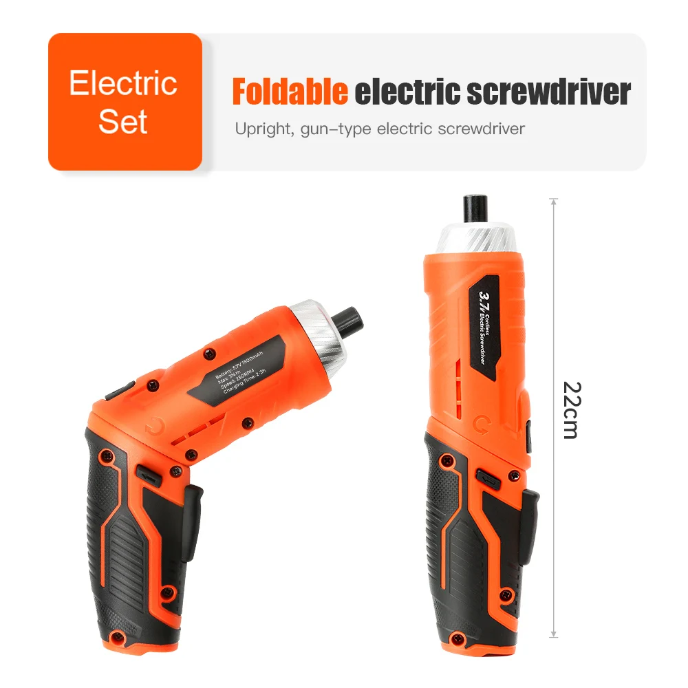 Set Obeng Elektrik Presisi 35 In 1 Kit Isi Ulang Mini Bit Nirkabel Tanpa Kabel untuk Ponsel Xiaomi PC Laptop Seluler