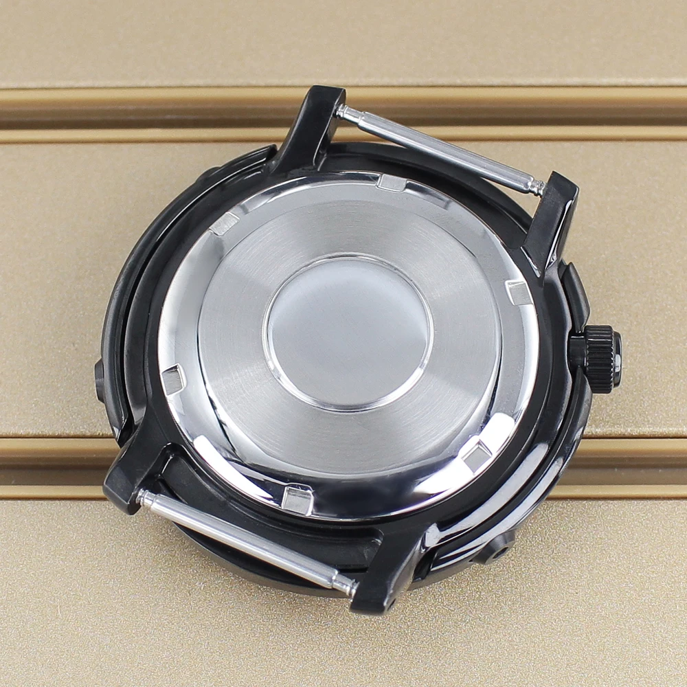 NH35 43 مللي متر ساعة رجالي استبدال حافظة C3 مضيئة الحافة ل Mod Tuna المعلبة Seiko NH35 NH36 NH34 NH38 Movt 20ATM ساعة إصلاح أجزاء #6