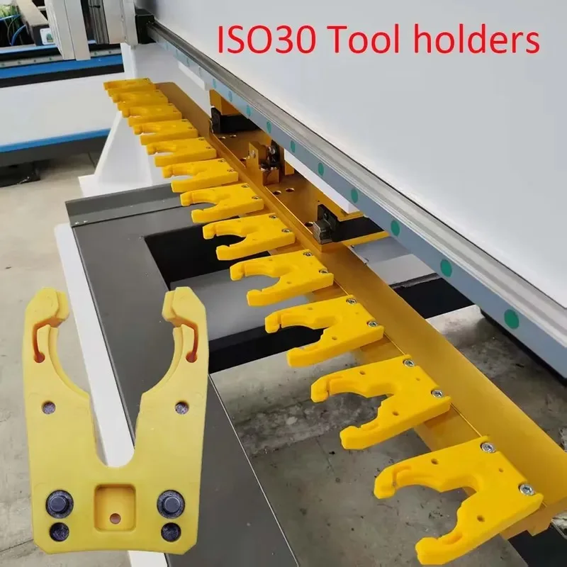 HSK63F BT30 ISO30 BT40 iso30 metal Automatic Tool Holder Fixture claw Automatic Tool Change Tool Holder Yellow and White