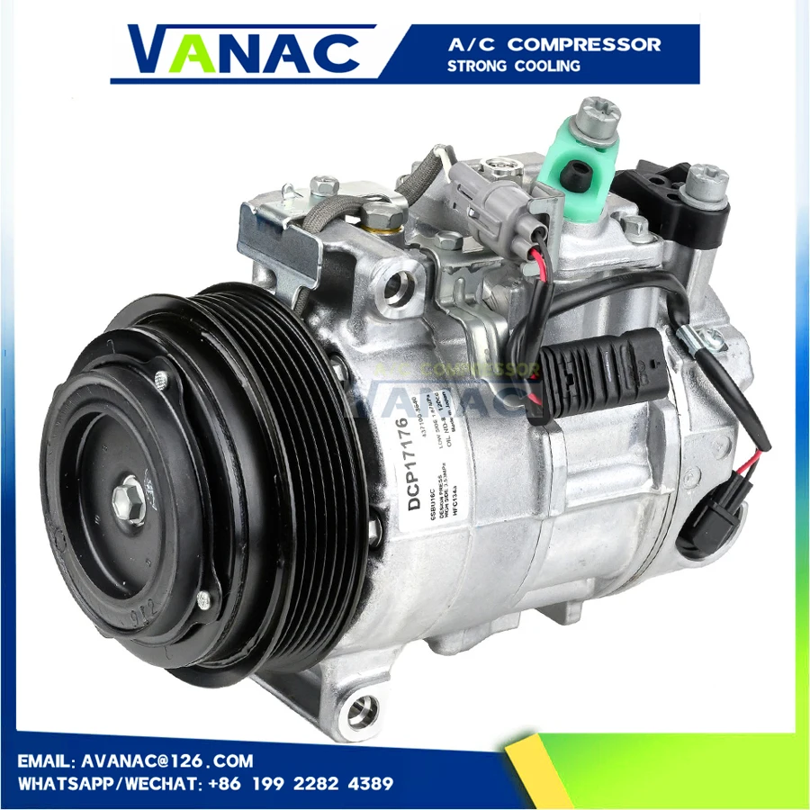 6SBU16C AIR AC A/C Compressor For Mercedes BENZ C250 SLK250 C350 ML350 2012-2015 0032308511 A0032308511 447160-4340 447150-0990