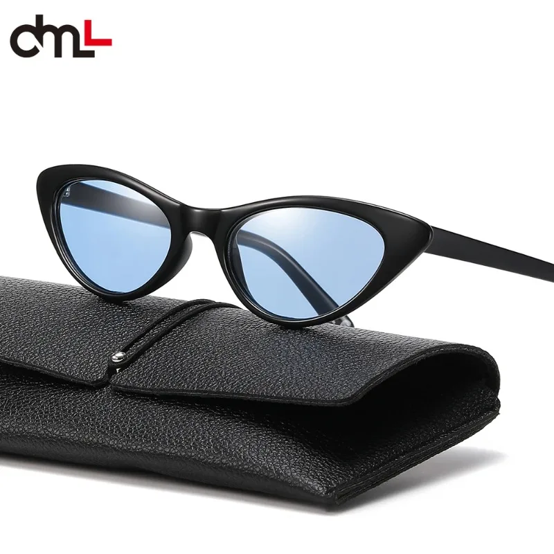 

DML Cute Sexy Retro Cat Eye Ultra Light Material Sunglasses Women Small Black Triangle Vintage Ladies Polarized UV400 Sun Glasse