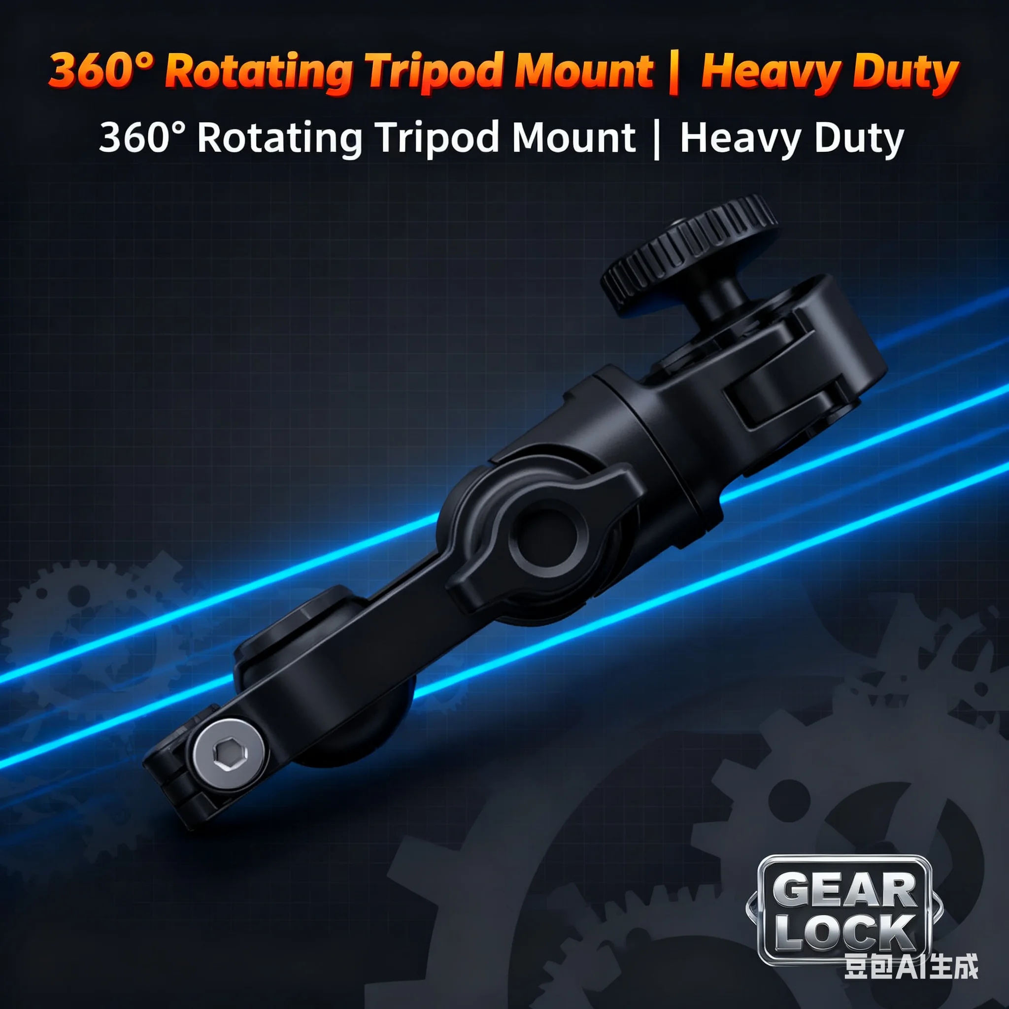 

Крепление для зеркала заднего вида — для Insta360, подходит для 6–15 мм, зажим с 3 замками и съемкой на 3-й человека