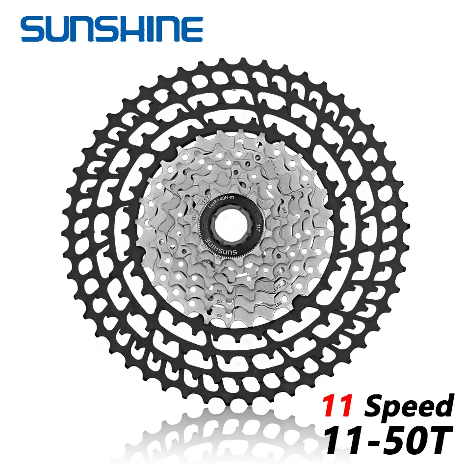 SUNSHINE Bicycle Ultralight Cassette 11S 12 Speed MTB Bike Freewheel 12S 11-50/52T  Flywheel 12S Mountain Bike Sprocket for HG