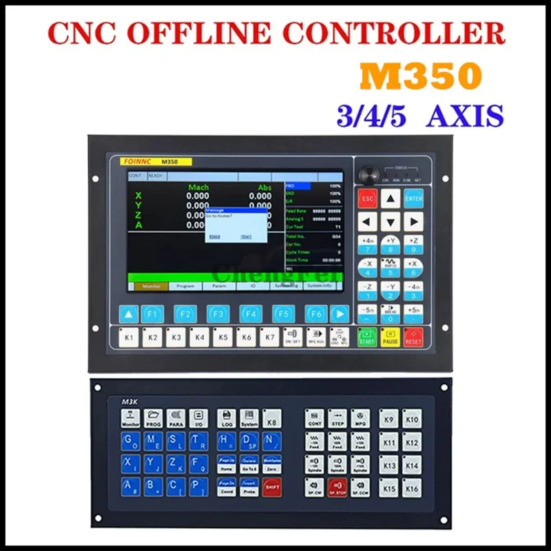 Upgraded Offline Controller DDCS EXPERT M350 V2 3axis 4axis 5axis 1MHz G Code For CNC Engraving Machine Milling Processing