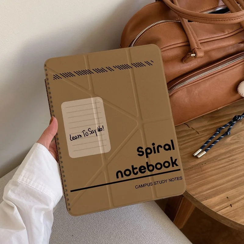 Cool Brown Note New Tablet Case For iPad Pro 11 12.9in 13 M4 M5 Case 9.7 10.2 5/6th 7/8/9 10th 11th Mini 6 7 Air 3 4 5 6 7 Cover