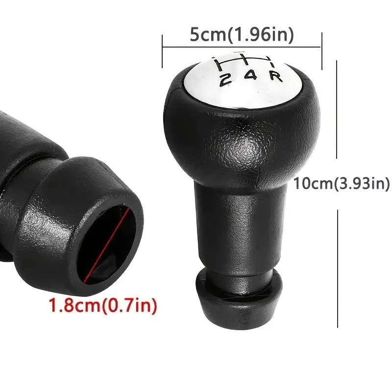 Suitable for Peugeot/Citroën universal interior shift knob, adapts to 106/206/306/406/107/207/307/407/301/308 and C1/C3/C4