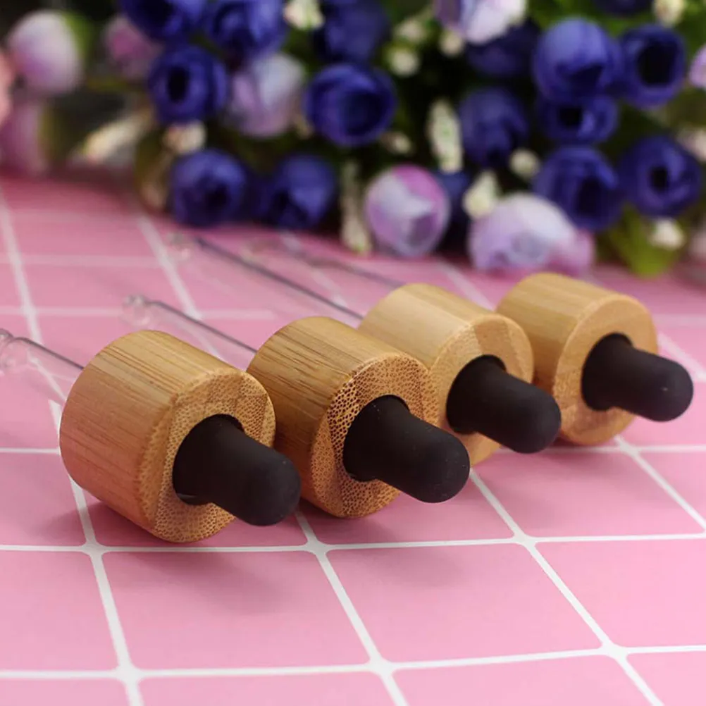 

6Pcs Essential Oil Bottle Dropper Covers Fit for Universal Use Leak Resistant Caps for Oil Storage and Crafting