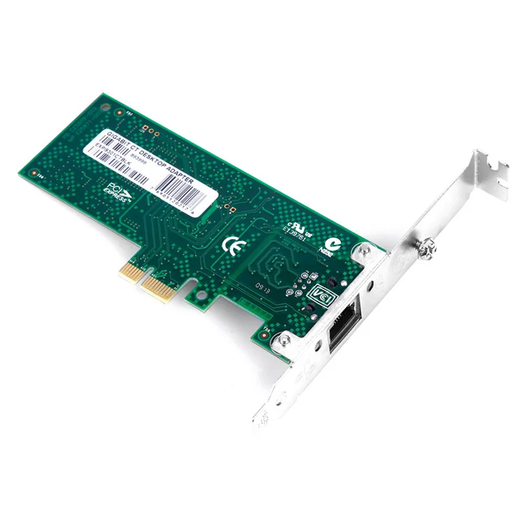 การ์ดเชื่อมต่อเครือข่าย PCI Express Gigabit ภายในเครื่อง Intel 82574 /EXPI9301CT(PXE) สำหรับพีซีแบบไม่มีฮาร์ดดิสก์ แบบใช้สาย มีสินค้าในสต็อก