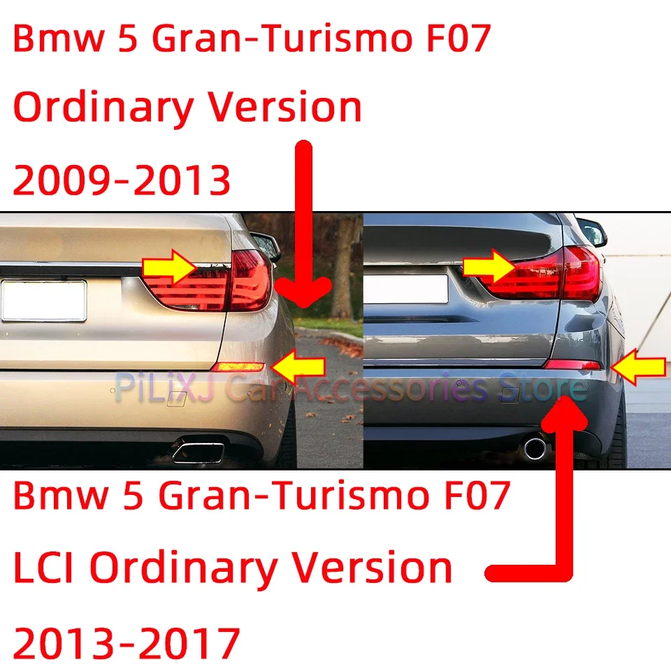 Peças de automóvel amortecedor traseiro gancho de reboque tampa de olho para bmw 5 granturismo comum versão lci 2009-2017 decoração de capa de reboque