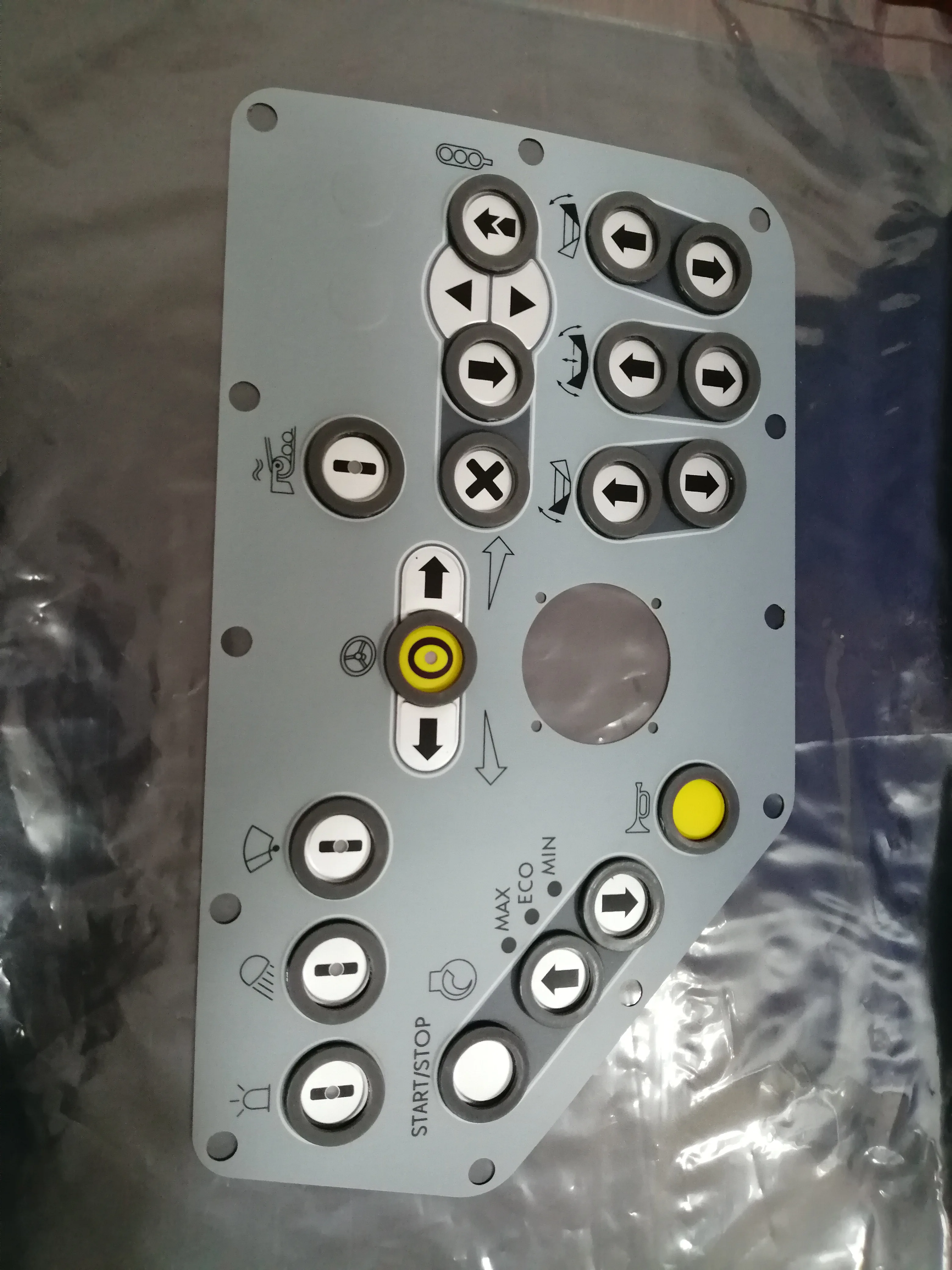 High Quality S1800-3 Asphalt Paver Main Console Right Control Panel Film Sticker