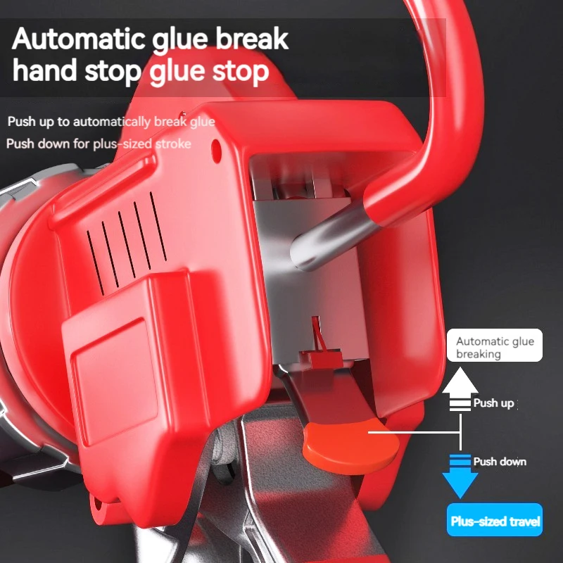 Glue Gun Finishing Tools Glue Seals for Doors and Windows Manual Caulking Gun Glass Corner Seam Filling Construction Hand Tools