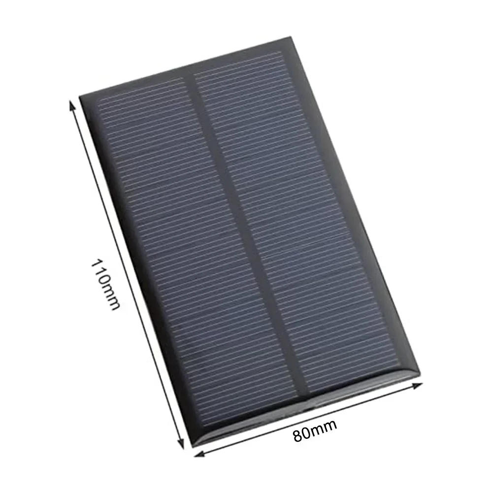 5PCSSolar แผง MicroSolar Board แบบพกพา Fast Charger Polysilicon DIY Solar Cells ระบบ Mini กลางแจ้งแบตเตอรี่ Charger