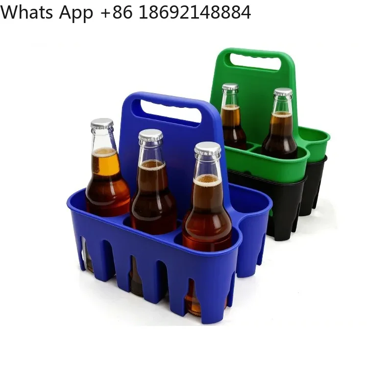 Plastic Integrated Beer Basket for Portable Beverage Rack Sports Kettle Holder Beer Rack