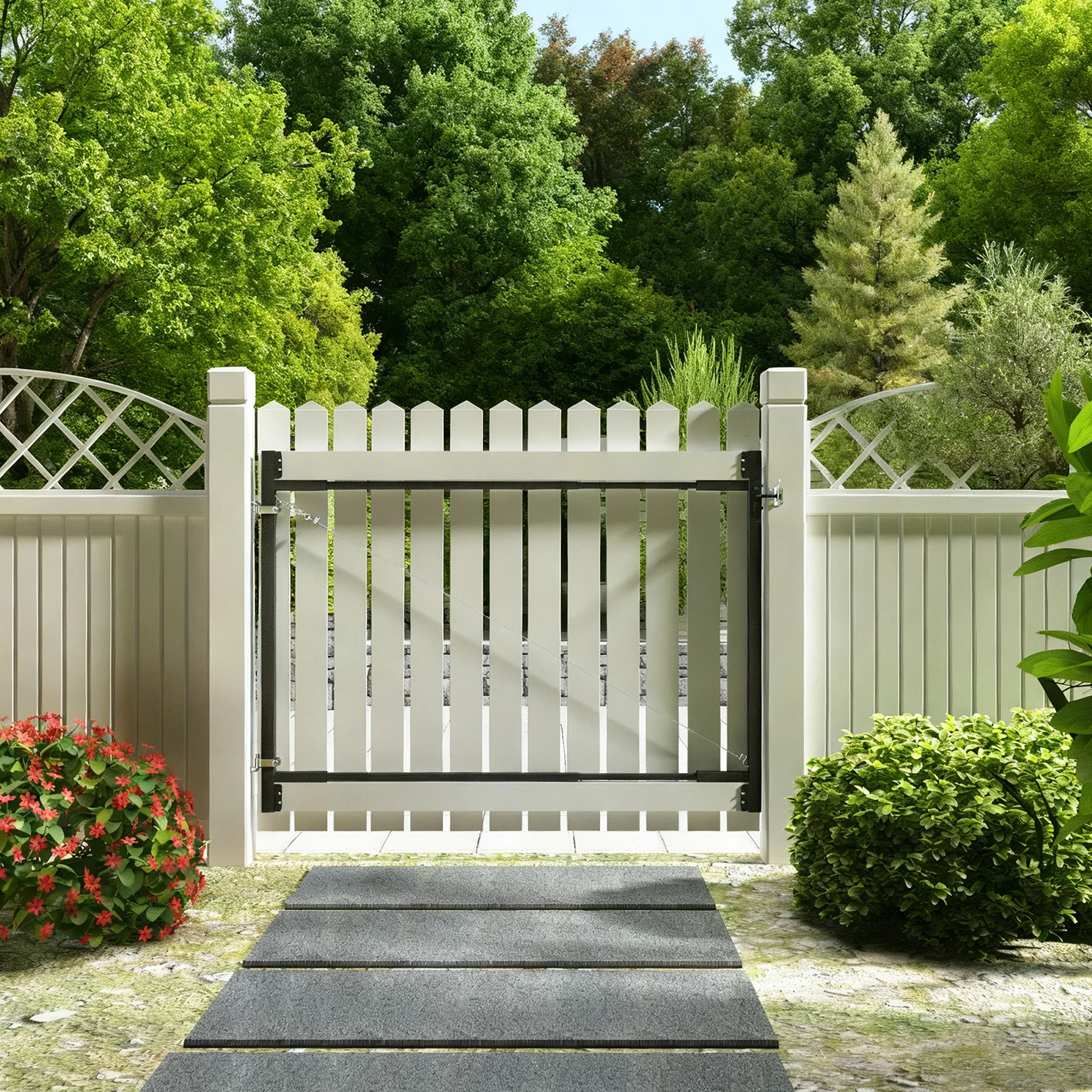 

Регулируемый полнокадровый комплект противоударных ворот DIYHD для 2x4 пиломатериалов, сверхпрочная стальная фурнитура с порошковым покрытием, подходит для шириной 33–62 дюйма, 3–4 дюйма