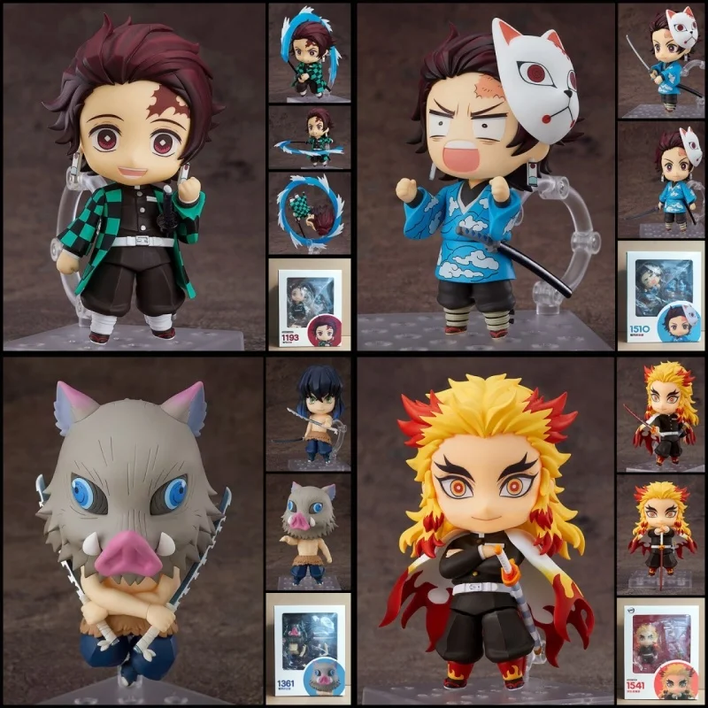 Heißer Verkauf Action Figure Kamado Tanjirou Nezuko Agatsuma Zenitsu Chinesische Version Anime Figur Sammeln Modell Puppe Spielzeug Junge Geschenke