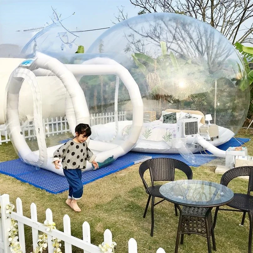 Free Fan Inflatable Bubble House Outdoor Bubble Tent for Camping PVC Bubble Tree Tent