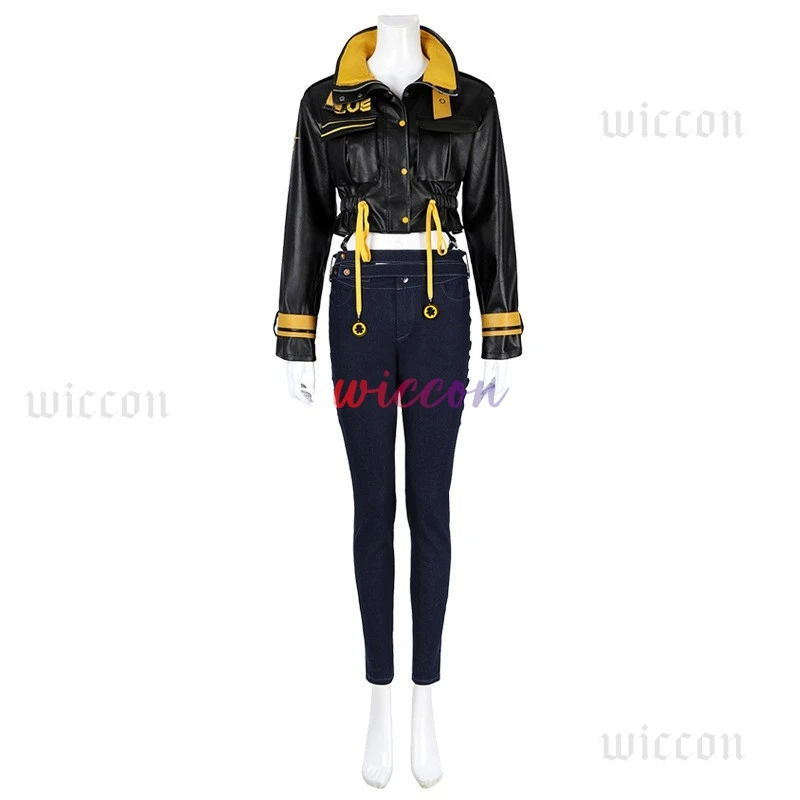 حواء النساء المغامر تأثيري حلي لعبة Stellar بليد فانتازيا ملابس أقراط شعر مستعار هالوين كرنفال لعب الأدوار بدلة تنكرية