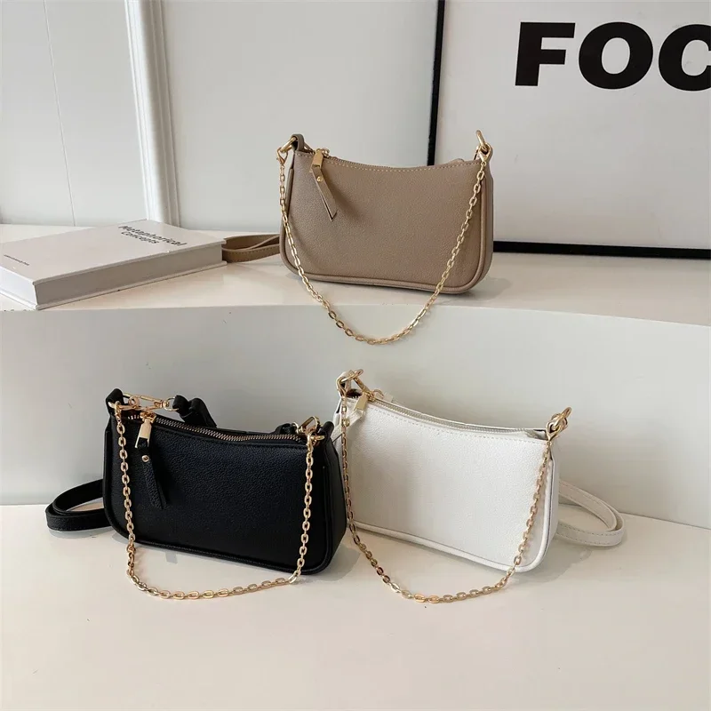 Nova bolsa feminina elegante tendência jovem versátil um ombro crossbody saco venda quente moda lazer elegante simples bolsa