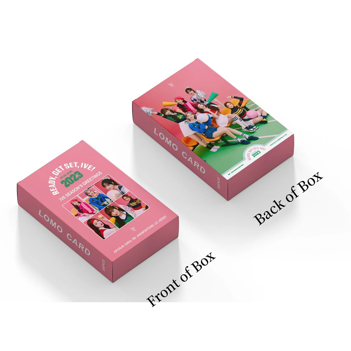 Imagem -06 - Cartões Lomo Kpop Paraphotocards Jang Wonyoung Yujin Cartão Lomo Photo Print Cartões Postais de Coleção 55 Pcs por Conjunto Fãs