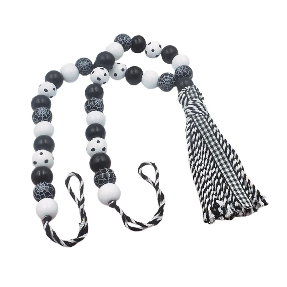 Modischer Halloween-Vorhang mit Raffhalter, Spinnennetz-Muster, starkes Dekor für Fenstervorhänge zu Hause, einfach und stilvoll