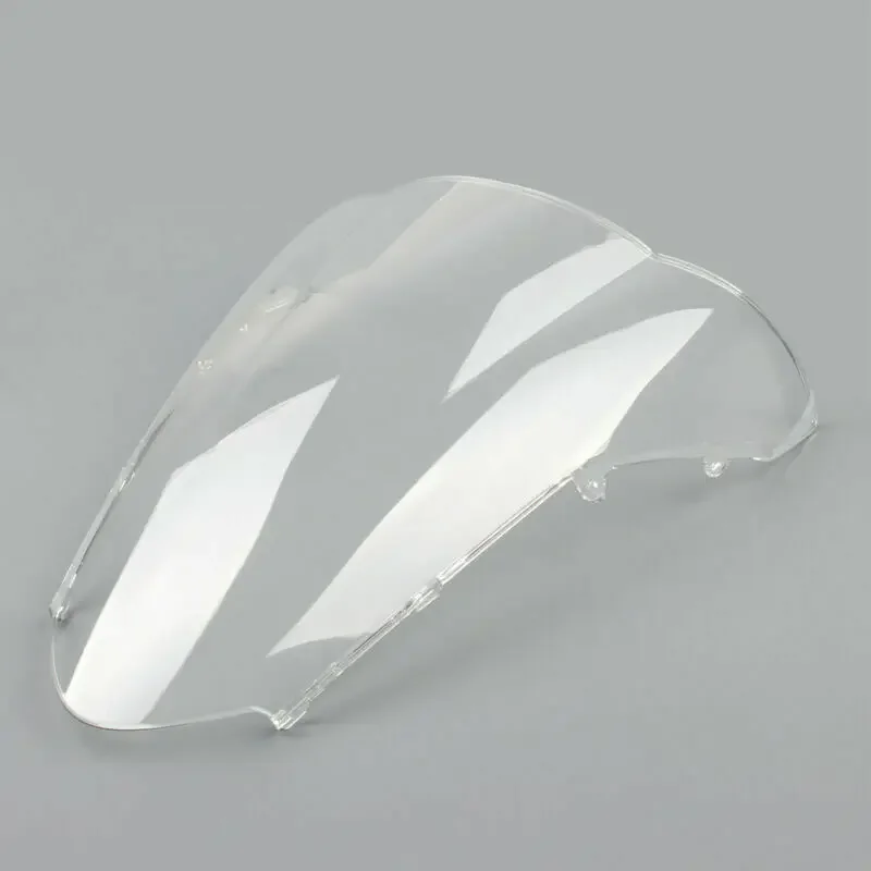 

Motorcycle Clear Double Bubble Windscreen Windshield Screen ABS Shield Fit For Honda VFR800 2002-2009