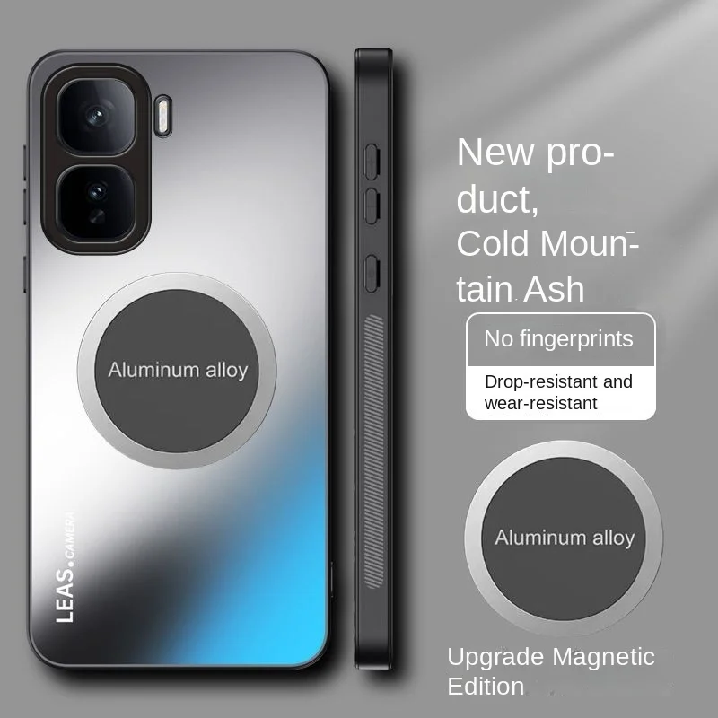 

Luxury Phone Case For IQOO Neo 10 pro + 13 12 pro Z10 turbo pro glass matte Skin Shockproof Soft Back Cover For IQOO Neo10