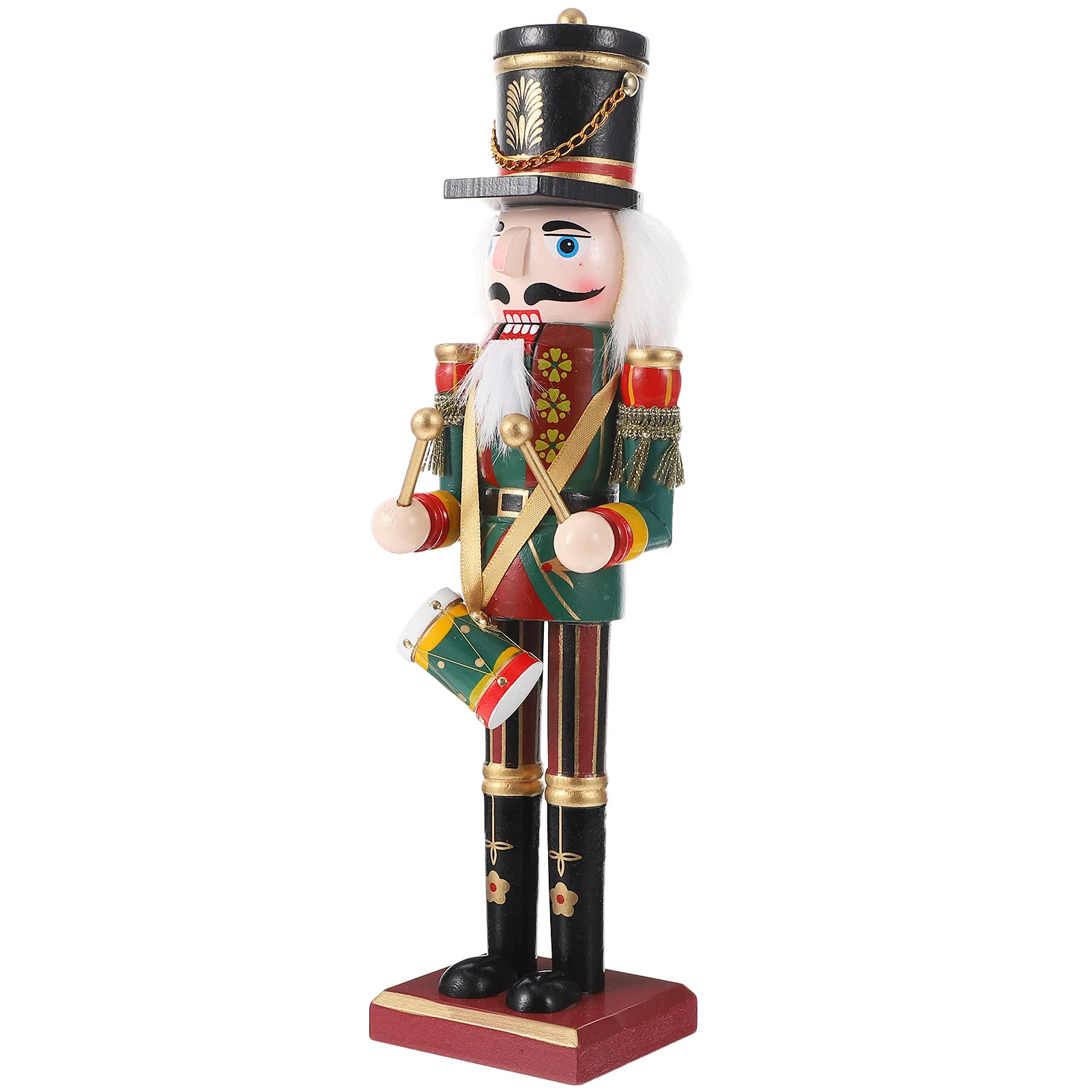 

Eco Friendly Wooden Nutcracker Soldier Decoration Beautiful Color Fine Workmanship Desktop Cabinet Home Decor Christmas Gift