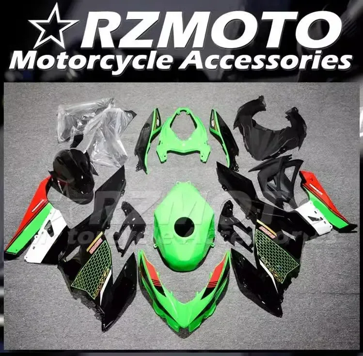 

4Gifts New ABS Motorcycle Fairings Kit Fit For Kawasaki EX 250 400 2019 2020 2021 2022 2023 19 20 21 22 Bodywork Set Red Green