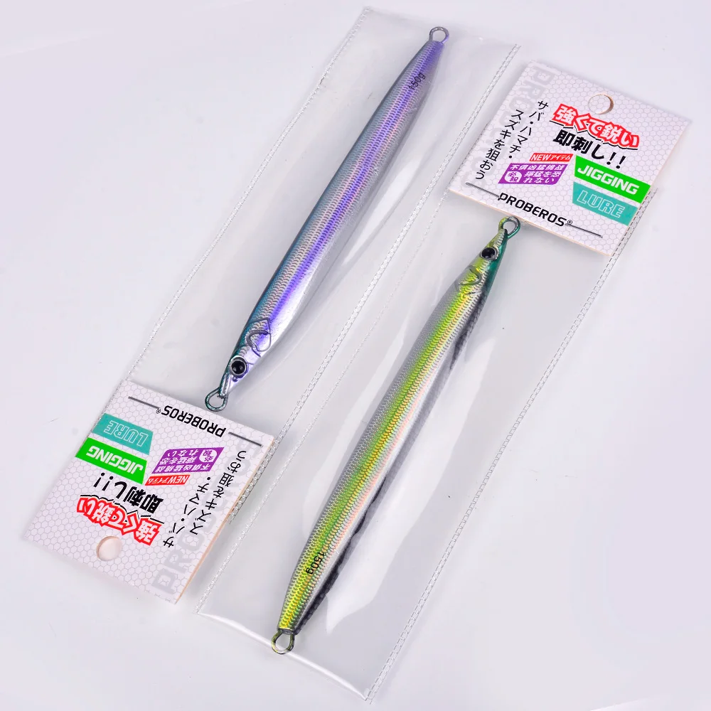 Proberos 1 Stück Metall-Jig 30g -150g Angeljig Schnell Sinkender Ufer-Jigging Weitwurf-Jigs Künstliche Meeres-Angelköder – Detail 10