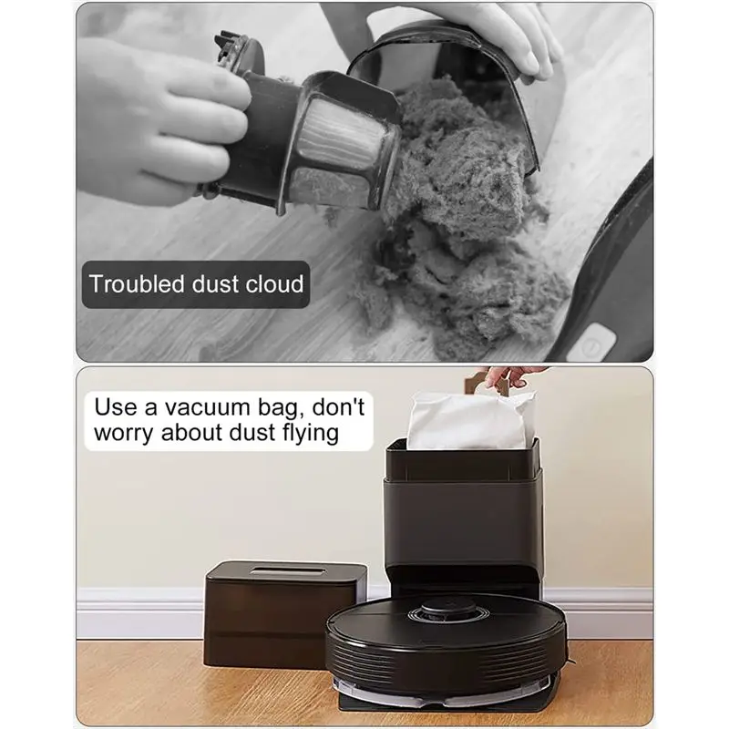 

(ABPO) 12 мешков для сбора пыли для ECOVACS DEEBOT N8/N8 Pro/N8 Pro Plus/N8 PRO CARE, T9/T9+/T9 AIVI, Yeedi Vac 2 Pro/Vac Max/Vac