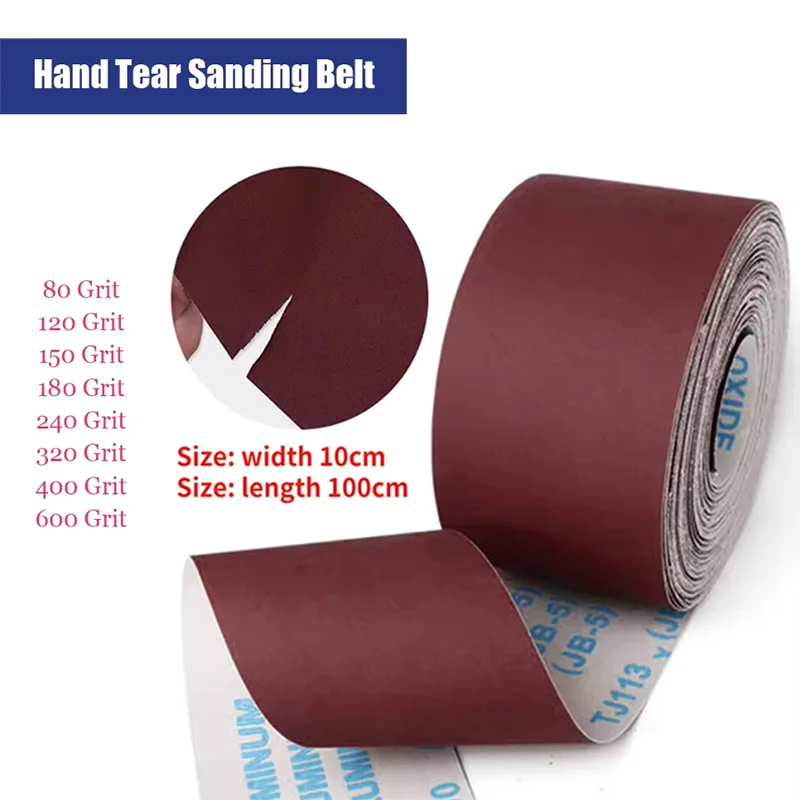 Hand Tear Sanding Cloth Roll Sanding Belt Soft Gauze Sanding Paper Woodworking Furniture Polishing Sanding Cloth