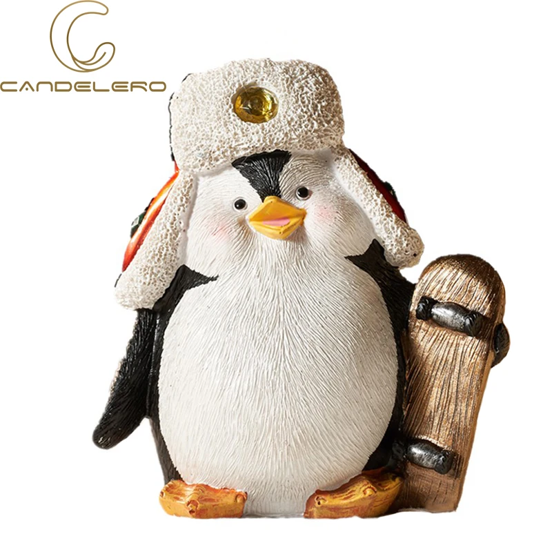 

Ornaments Decoration Christmas Snowman Statue Home Decor Christmas Sculpture Modern Art Living Room Decoration Desk Bear Lamp