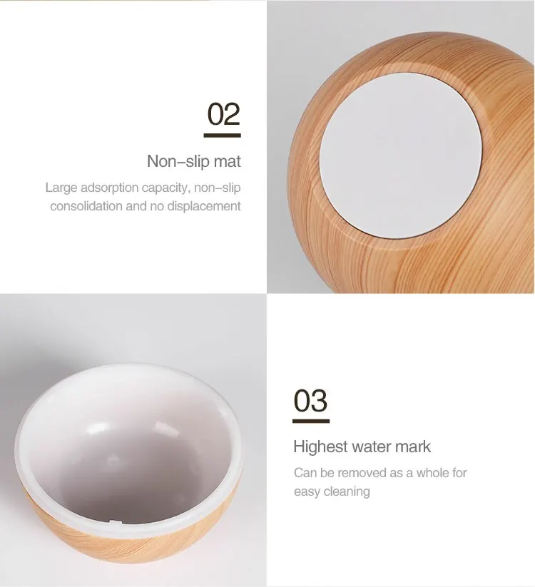 Humidifier Electric Air Aroma Diffuser Wood Ultrasonic Air Humidifier Essential Oil Aromatherapy Cool Mist Maker for Bedroom