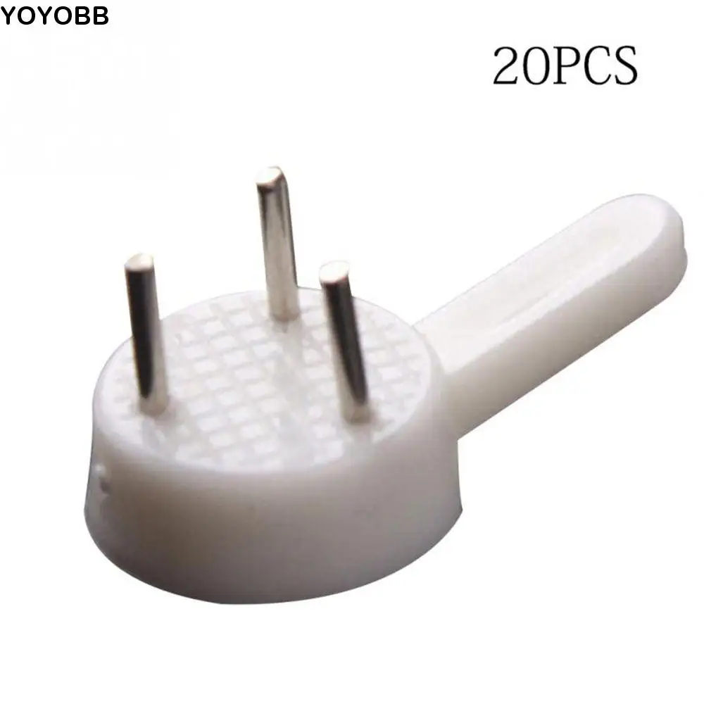 

20pcs Invisible White Cross Stitch Picture Nail Hanger Wall Mount Photo Frame Hook